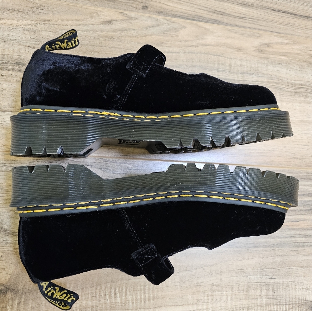 ♥️🧸HOST PICK🧸♥️Dr. Martens ADDINA HEAVEN BY MARC JACOBS VELVET SHOES - Picture 11 of 16